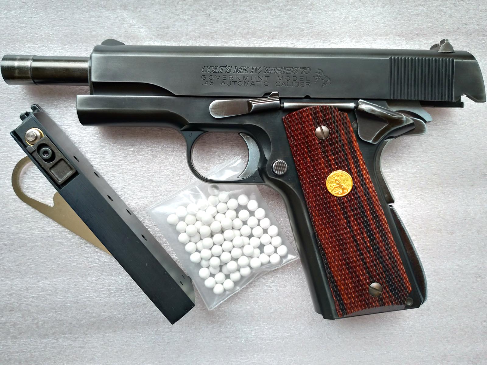 WA コルト MKⅣ シリーズ70 ハンタータイプ m1911 ガスガン-