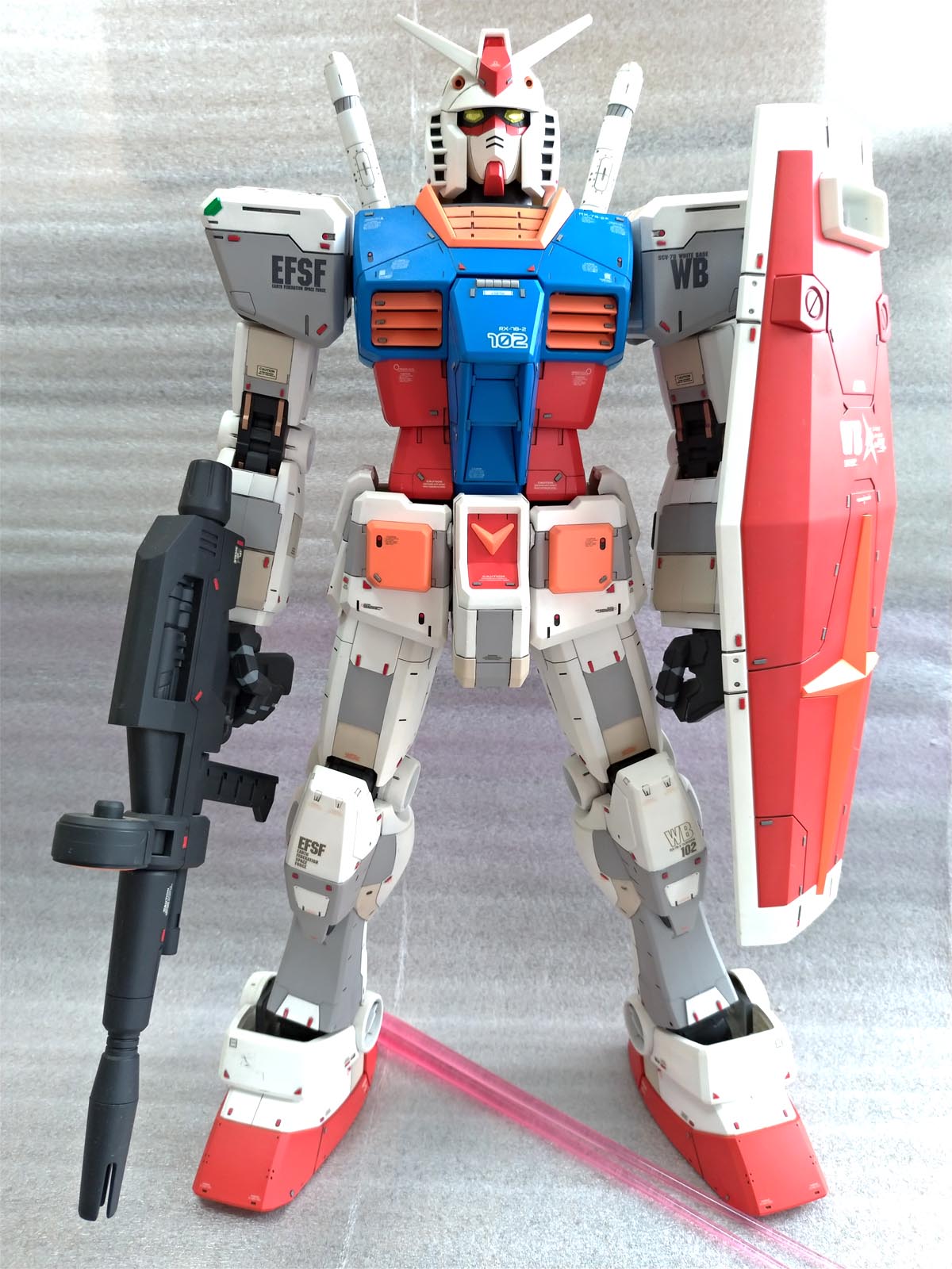 バンダイ 機動戦士ガンダム RX-78-2 メガサイズ1/48 組み立て塗装完成 