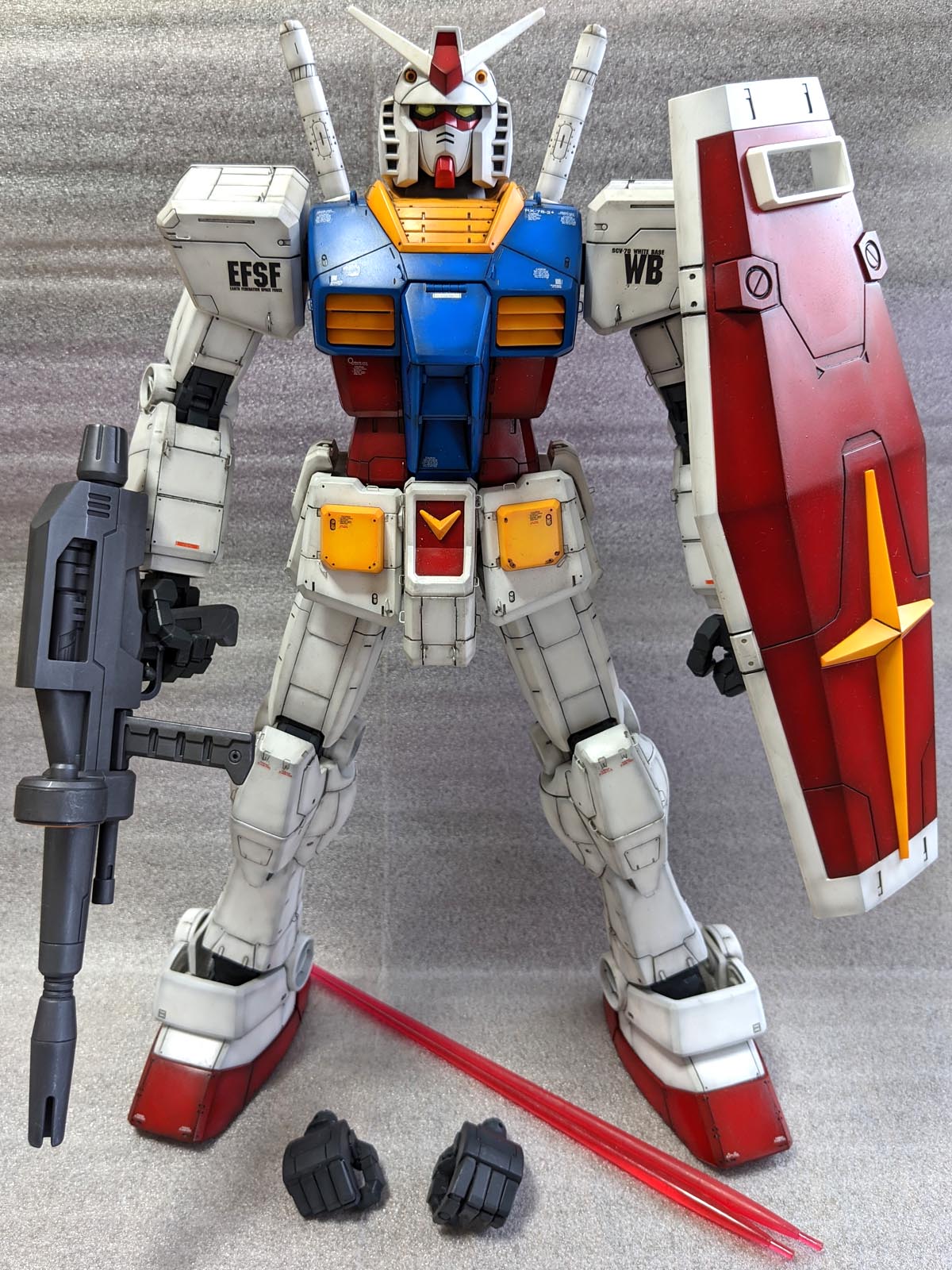 1/48 メガサイズ RX-78-2 ガンダム 機動戦士ガンダム 改修塗装済完成品 