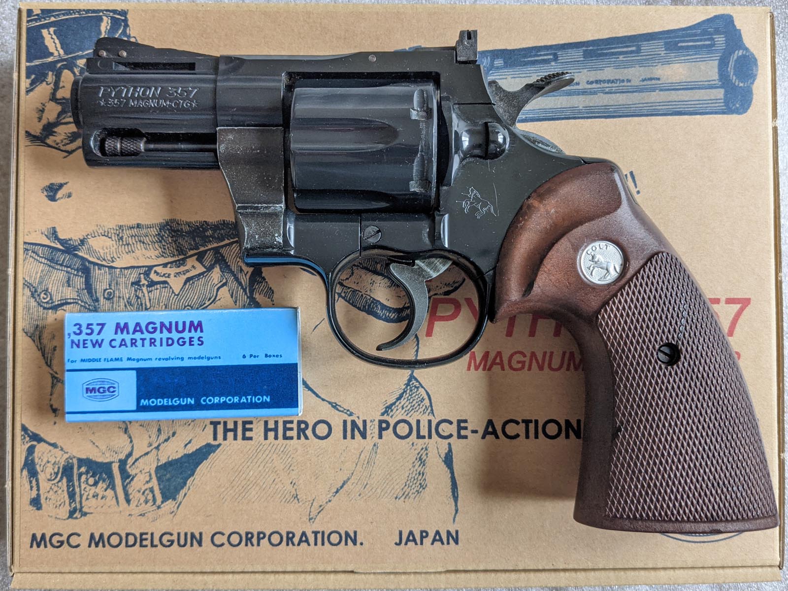 MGC POLICE PYTHON 357 4inch - トイガン